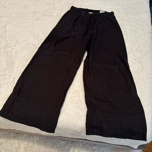 Zara Charcoal Drawstring Trousers